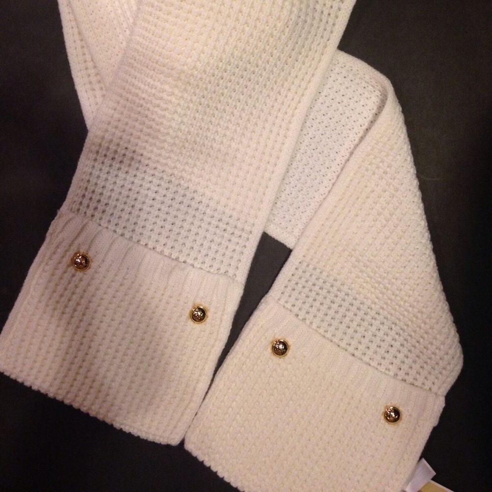Michael Kors cream scarf